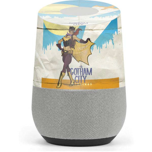 DC Comics Bombshells Batgirl- Fly Gotham City Airlines Google Home Skin